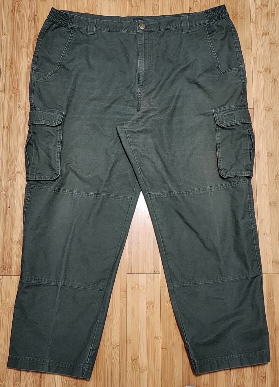 Cabela’s Cargo Pants Men’s Sz 44x30 Straight Leg Green Trail Hiking Hunting Work